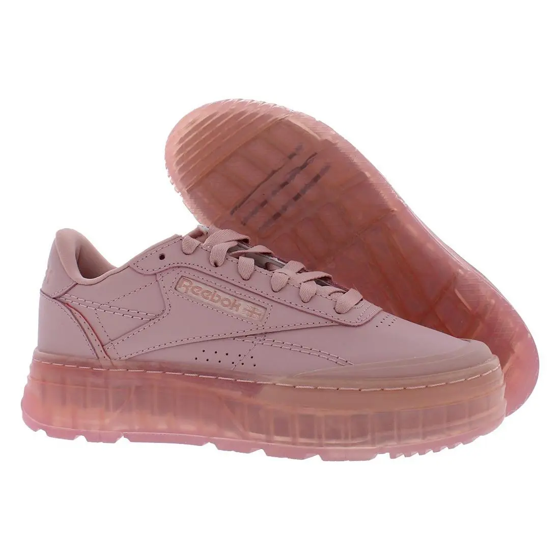 Reebok Club C Double Geo Womens Shoes Size 6.5 Color: Smokey Rose