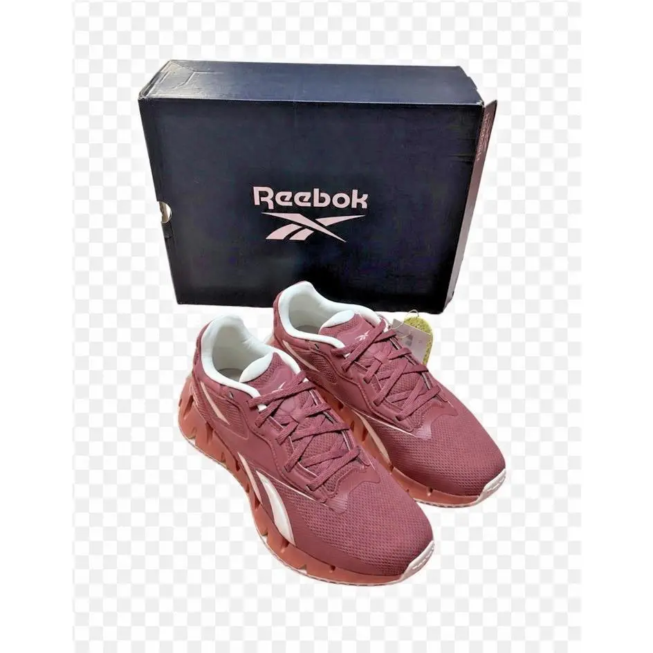 Reebok Zig Dynamica 4 Sedona Rose Sneakers Trainers Womens Size 8