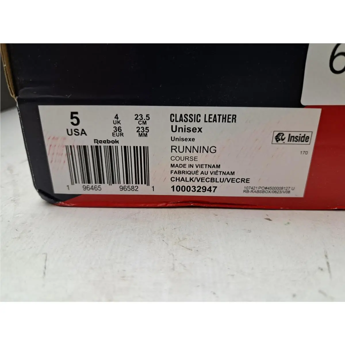 Reebok shoes - Reebok Classic Leather - Classic Leather - White 5