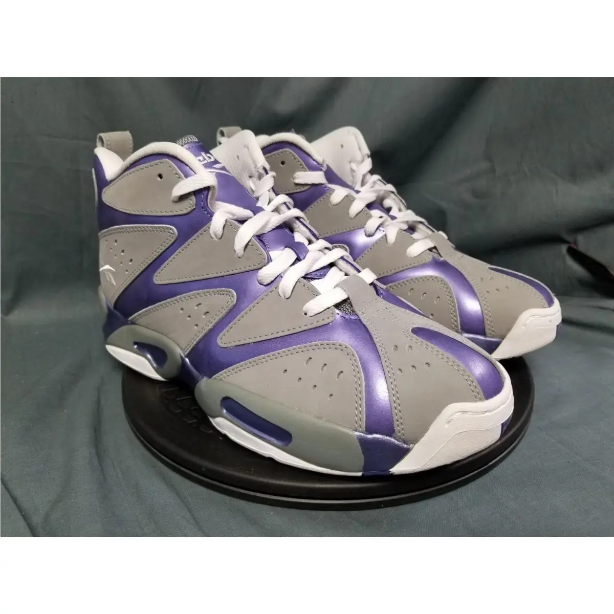 Reebok shoes - Reebok Kamikaze 1 - Kamikaze - M43071 - Flat Grey/Team Purple (UPC: 887785216341) 8
