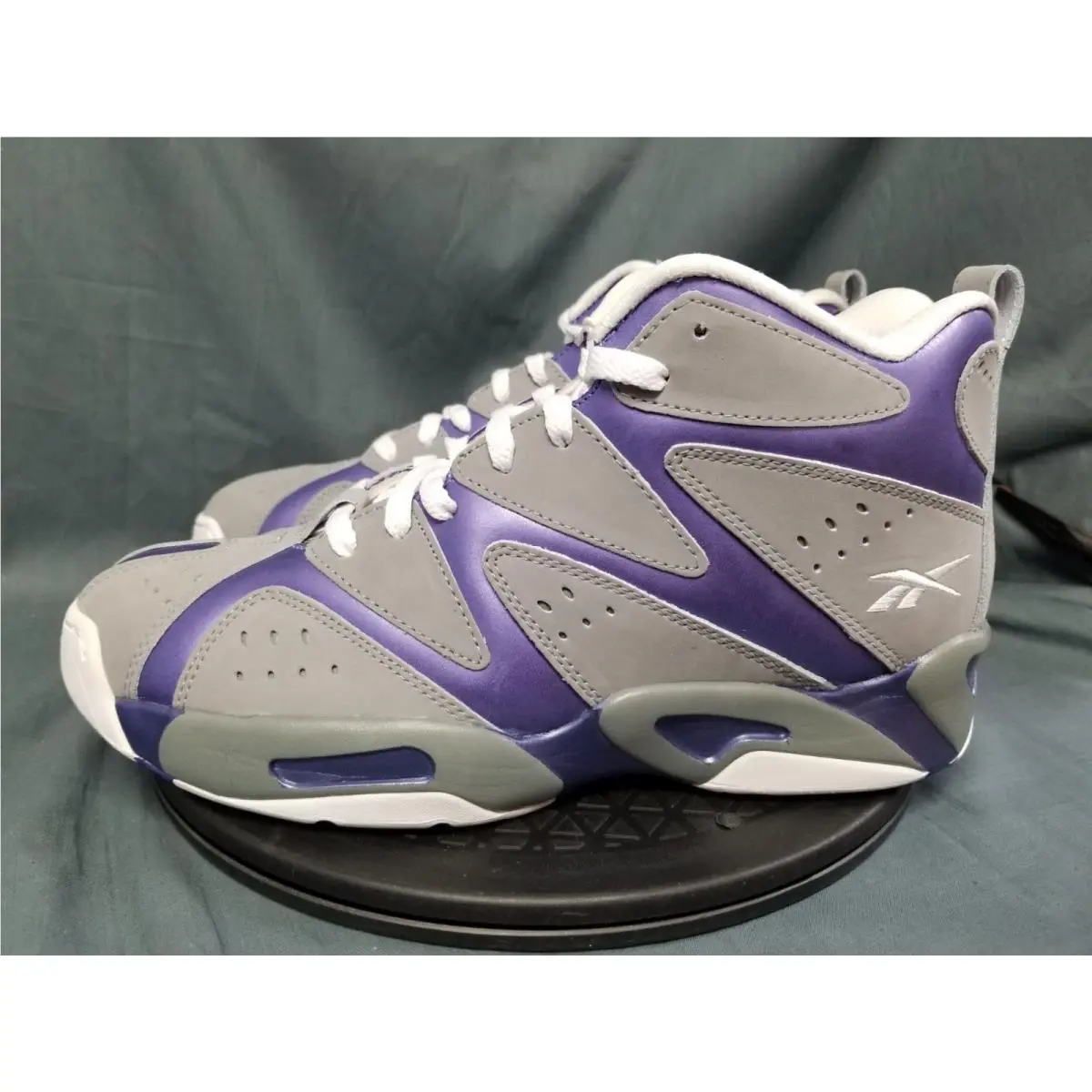 Reebok shoes - Reebok Kamikaze 1 - Kamikaze - M43071 - Flat Grey/Team Purple (UPC: 887785216341) 3