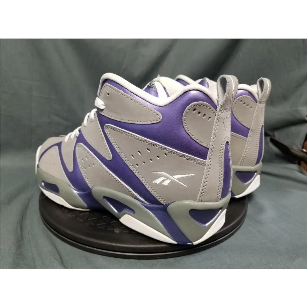Reebok shoes - Reebok Kamikaze 1 - Kamikaze - M43071 - Flat Grey/Team Purple (UPC: 887785216341) 4