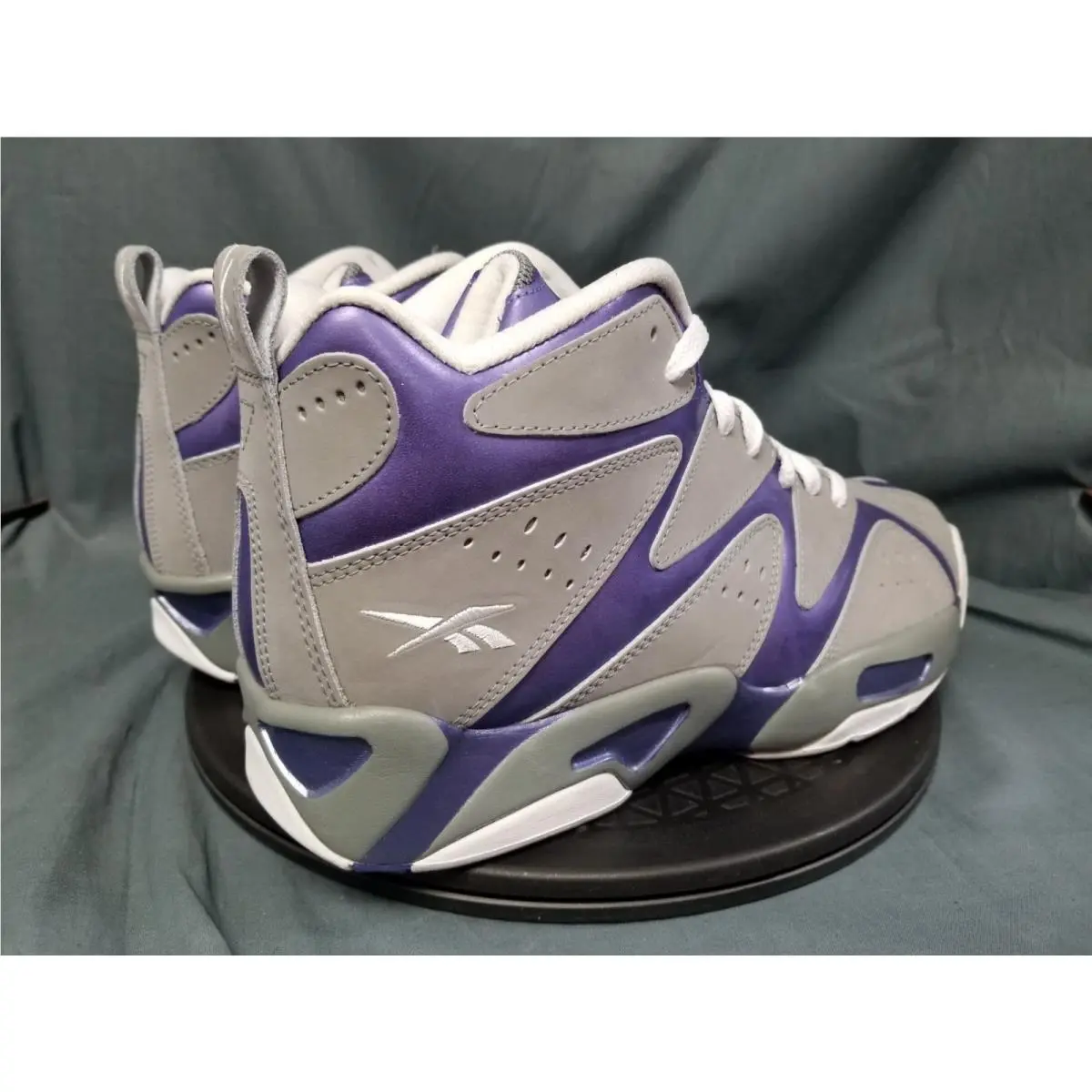 Reebok shoes - Reebok Kamikaze 1 - Kamikaze - M43071 - Flat Grey/Team Purple (UPC: 887785216341) 6