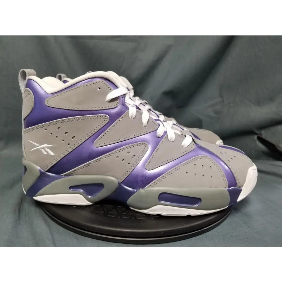 Reebok shoes - Reebok Kamikaze 1 - Kamikaze - M43071 - Flat Grey/Team Purple (UPC: 887785216341) 7