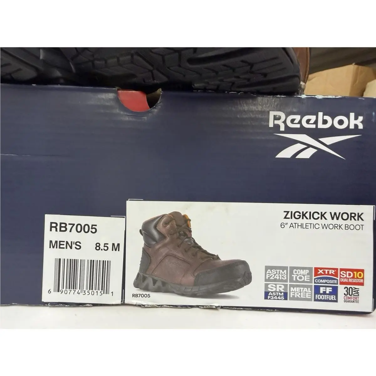 Reebok shoes - Reebok RB7005 Zigkick - Zigkick - Brown (UPC: 690774350151) 0