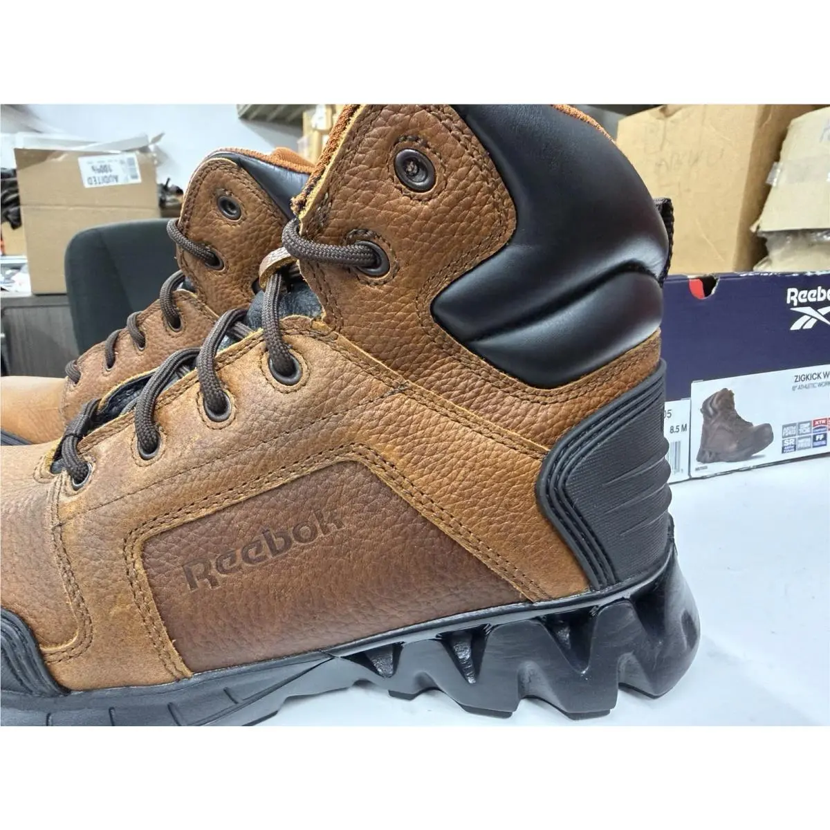 Reebok shoes - Reebok RB7005 Zigkick - Zigkick - Brown (UPC: 690774350151) 6