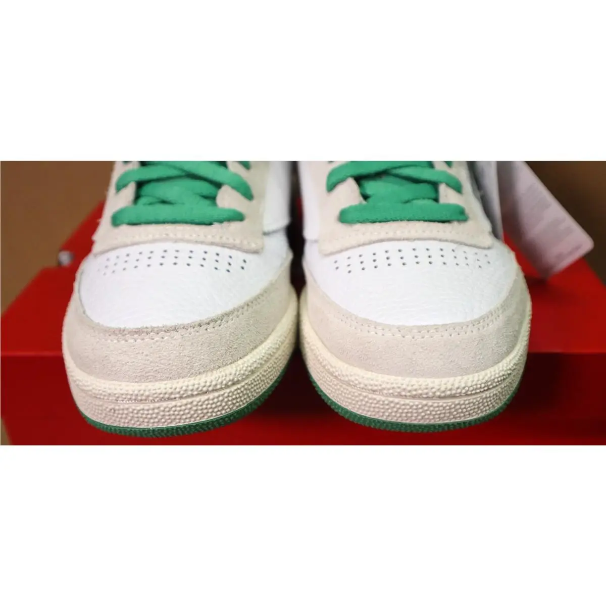 Reebok shoes - Reebok Club C 85 - Club - 100229840 - WHITE/GREEN 8
