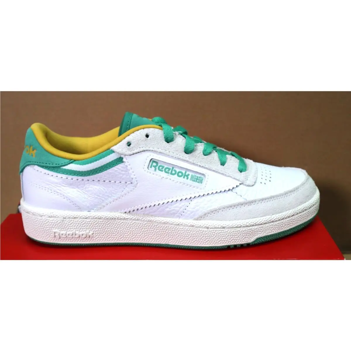Reebok shoes - Reebok Club C 85 - Club - 100229840 - WHITE/GREEN 1