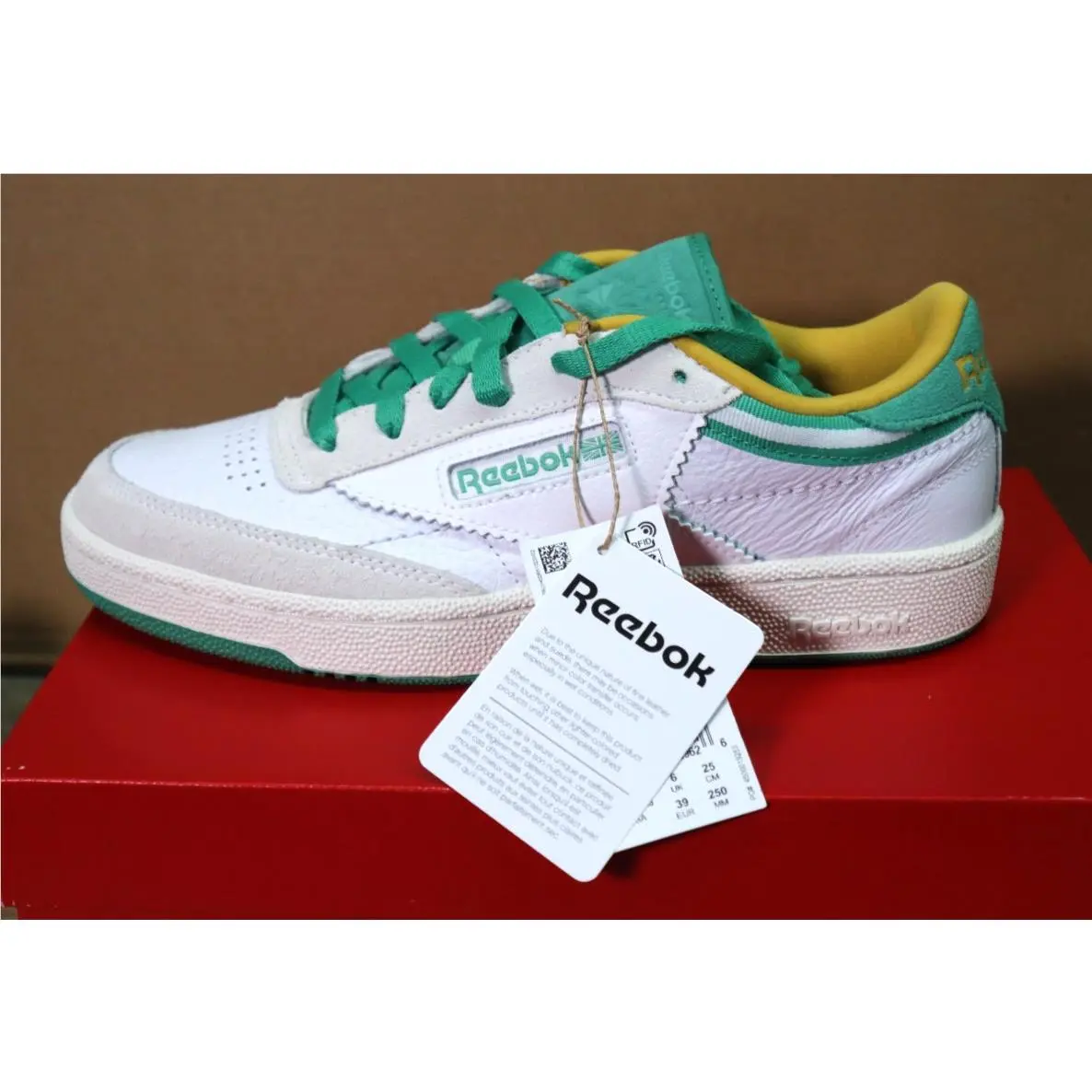 Reebok shoes - Reebok Club C 85 - Club - 100229840 - WHITE/GREEN 4