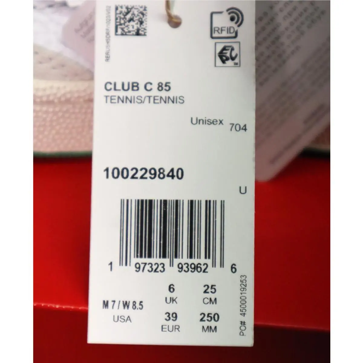 Reebok shoes - Reebok Club C 85 - Club - 100229840 - WHITE/GREEN 6