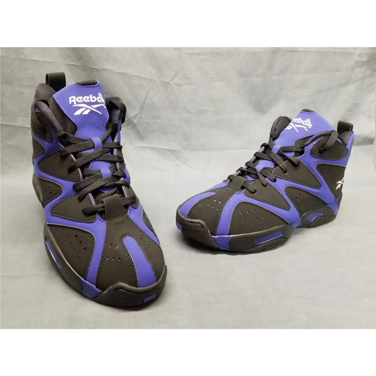 Reebok Kamikaze I Mid Blueprint Black V56110 Size 10.5