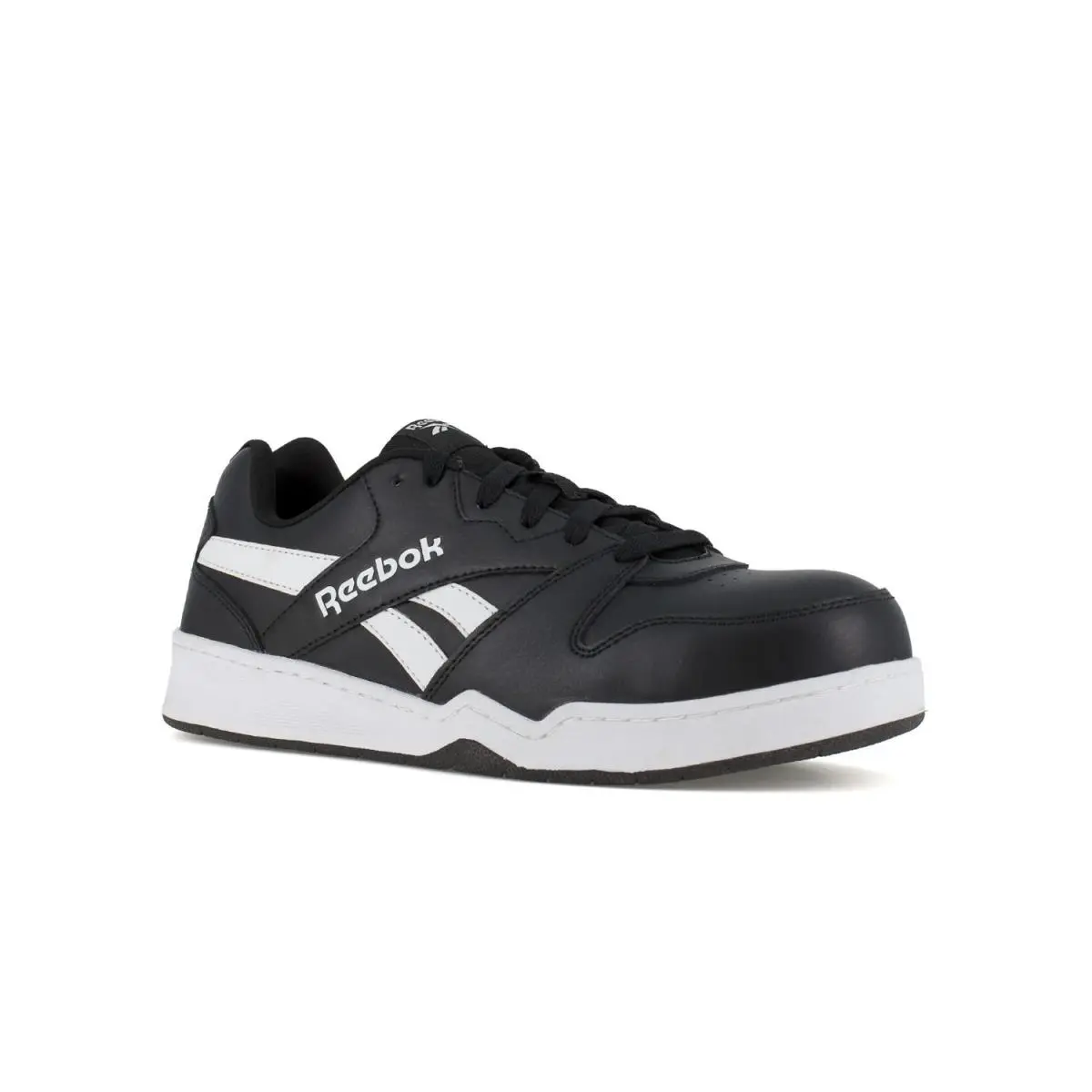 Reebok Work Men`s Bb4500 Low Cut - Electrical Hazard - Black/white - 10 Medium