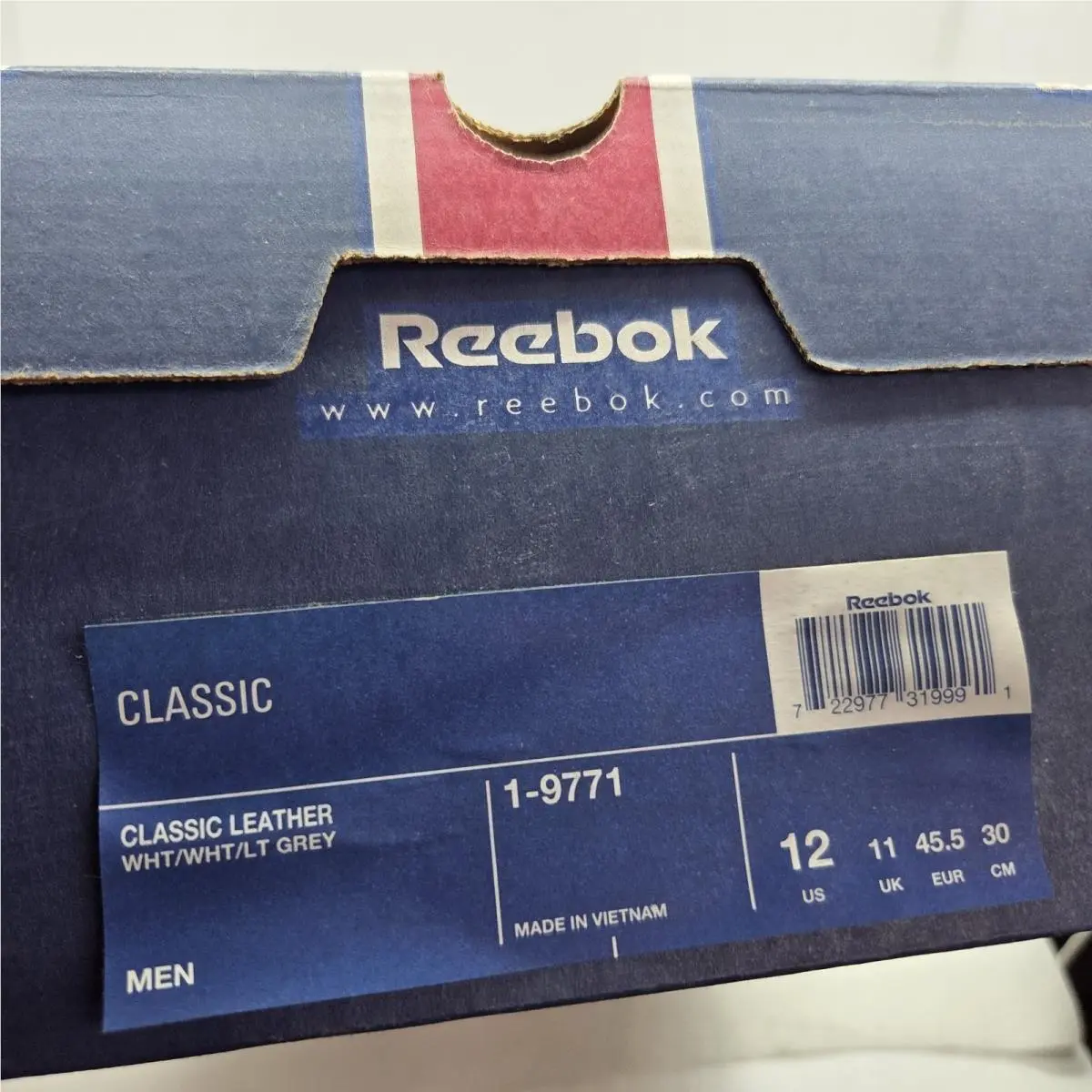 Reebok shoes - Reebok Classic Leather - Classic Leather - 9771 - White (UPC: 722977319991) 4