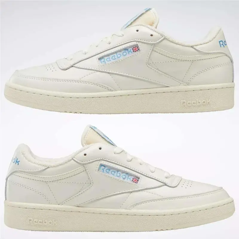 Reebok shoes - Reebok Club C 85 - Club - Chalk/Alabaster/Essential Blue (UPC: 196471400187) 1