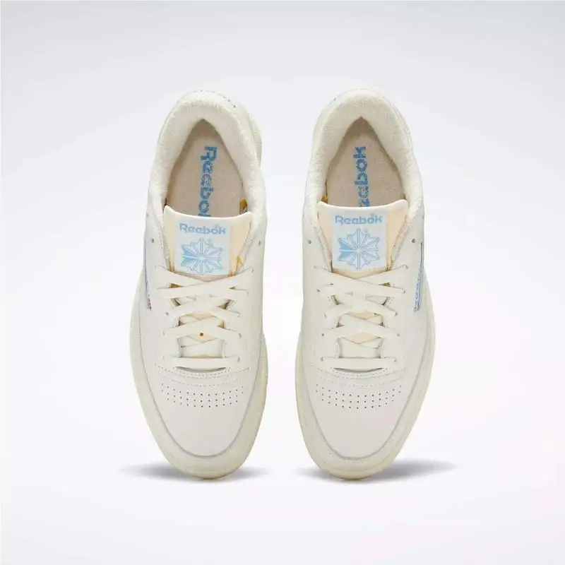 Reebok shoes - Reebok Club C 85 - Club - Chalk/Alabaster/Essential Blue (UPC: 196471400187) 2