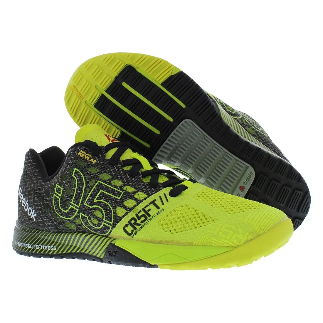 Reebok Crossfit Nano 5.0 Womens Shoes Size 5.5 Color: Yellow/black/grey