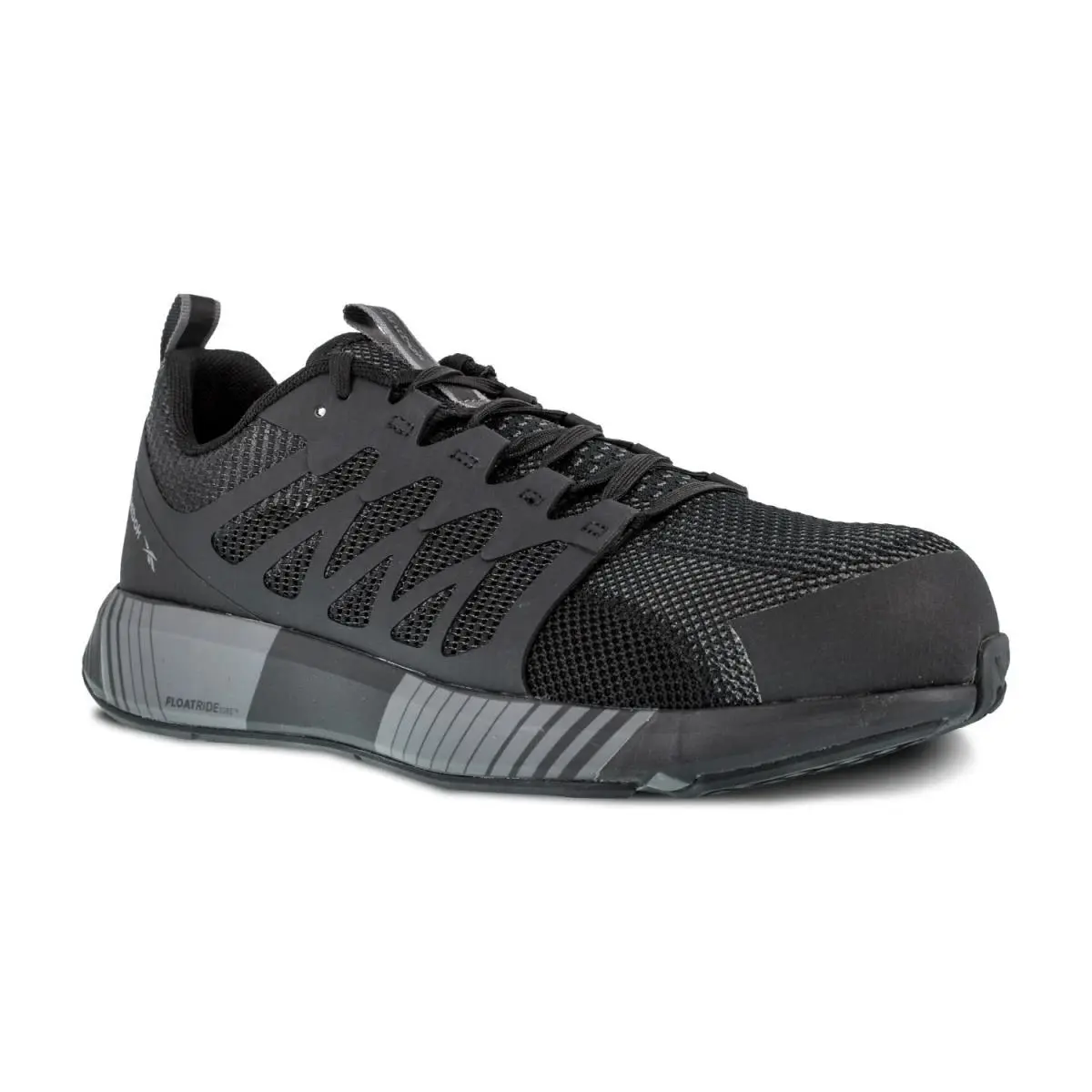 Reebok Work Men`s Fusion Flexweave Comp Toe Athleti Black and Grey - 12 Medium