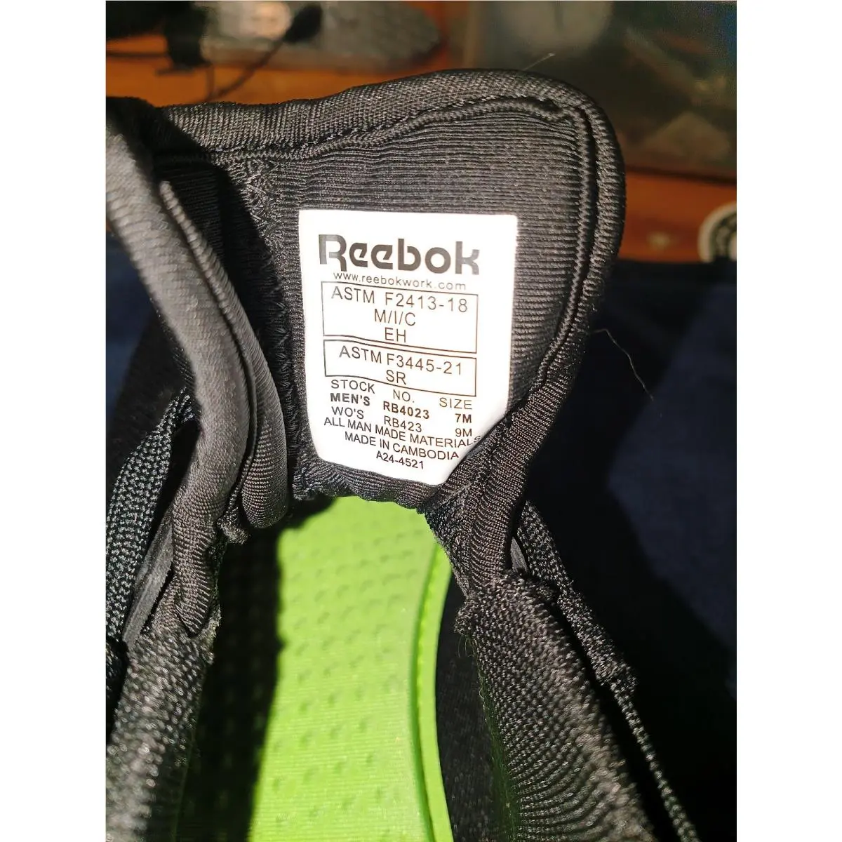 Reebok shoes - Reebok Work - Work - Black 5