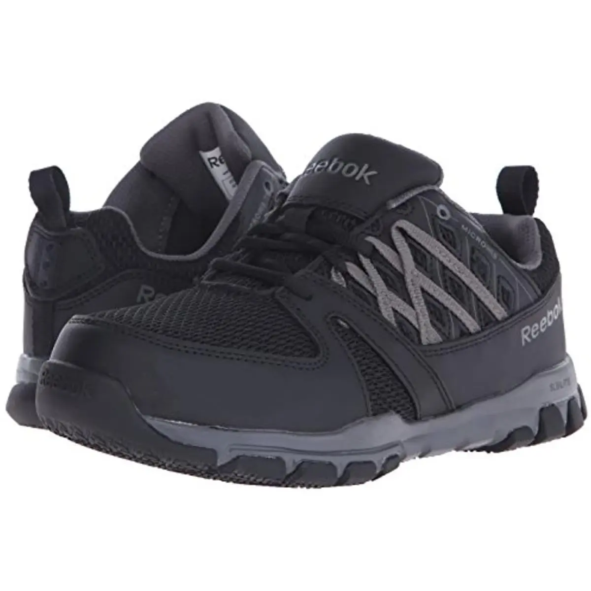 Reebok Work Women`s Sublite Steel Toe Comfort Athletic Work Black - 8.5 Medium