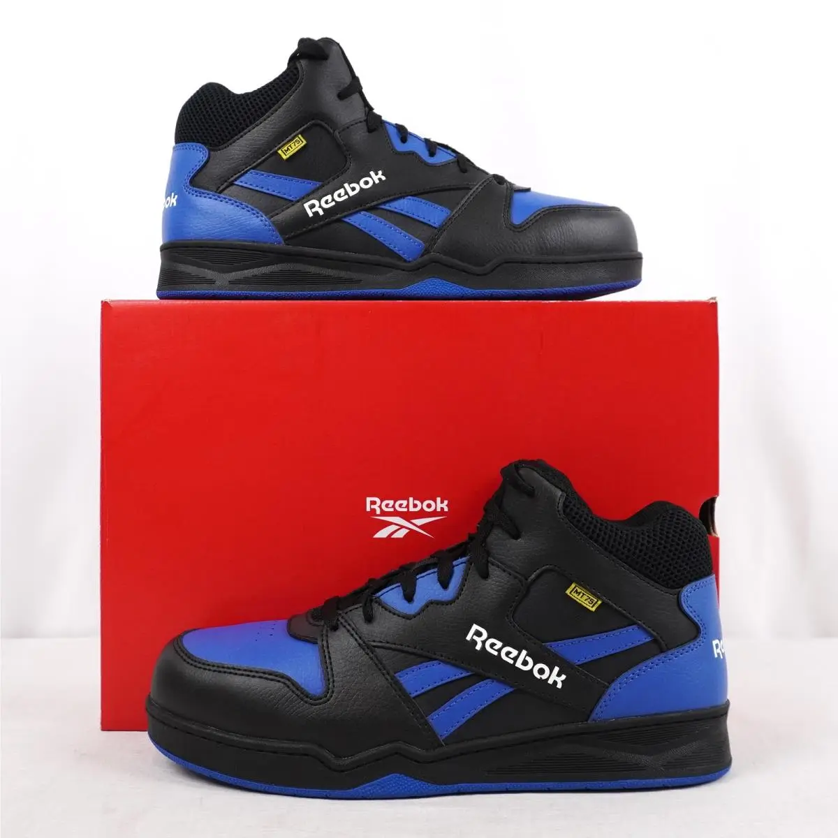 Reebok BB4500 High-top Work Sneaker Comp Toe In Blue/black RB4166 Men`s 10W