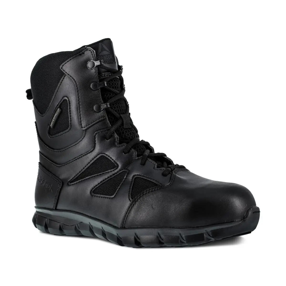 Reebok Duty Men`s Sublite Cushion Tactical Comp Toe 8 Boot W Black - 9 Medium