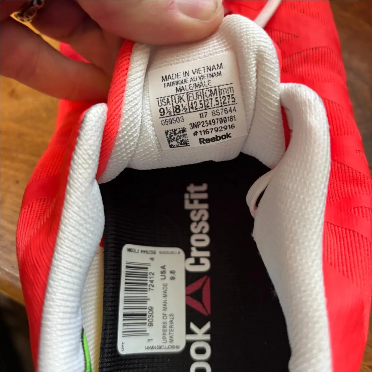 Reebok shoes - Reebok CrossFit Speed TR - CrossFit Speed - BS7644 - Orange (UPC: 190309724124) 8
