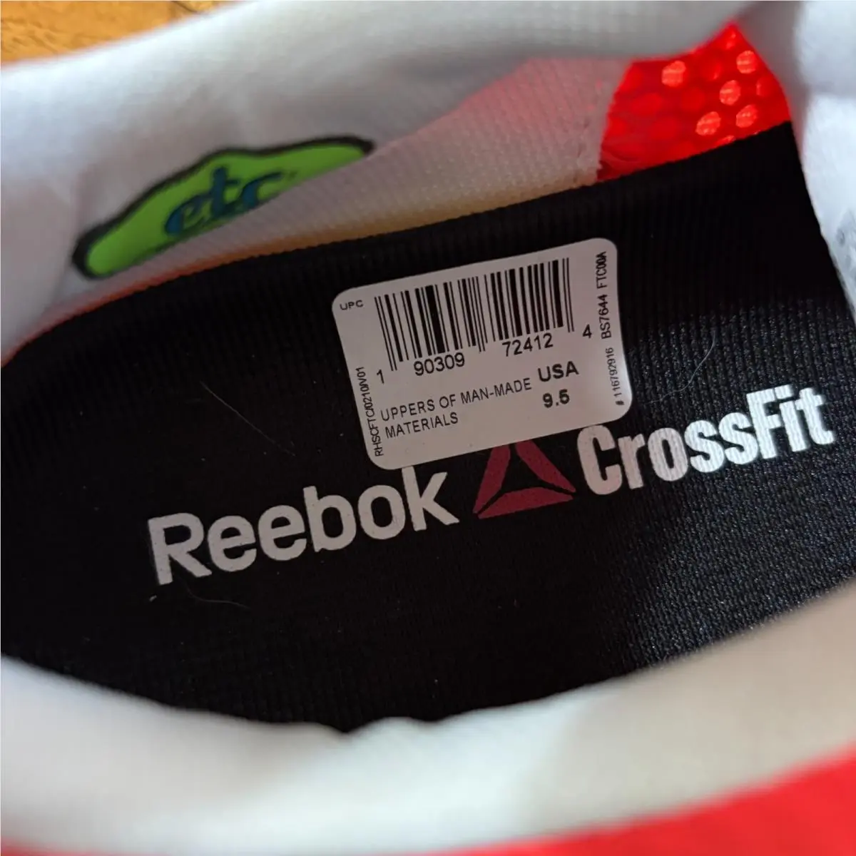 Reebok shoes - Reebok CrossFit Speed TR - CrossFit Speed - BS7644 - Orange (UPC: 190309724124) 7