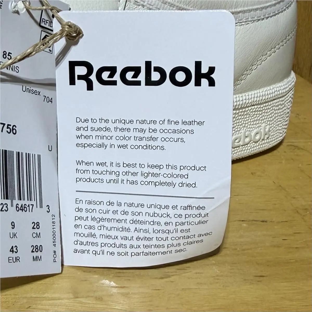 Reebok shoes - Reebok Club C 85 - Club - 100207756 - White, Manufacturer: Chalk/Chalk/Glen Green 6