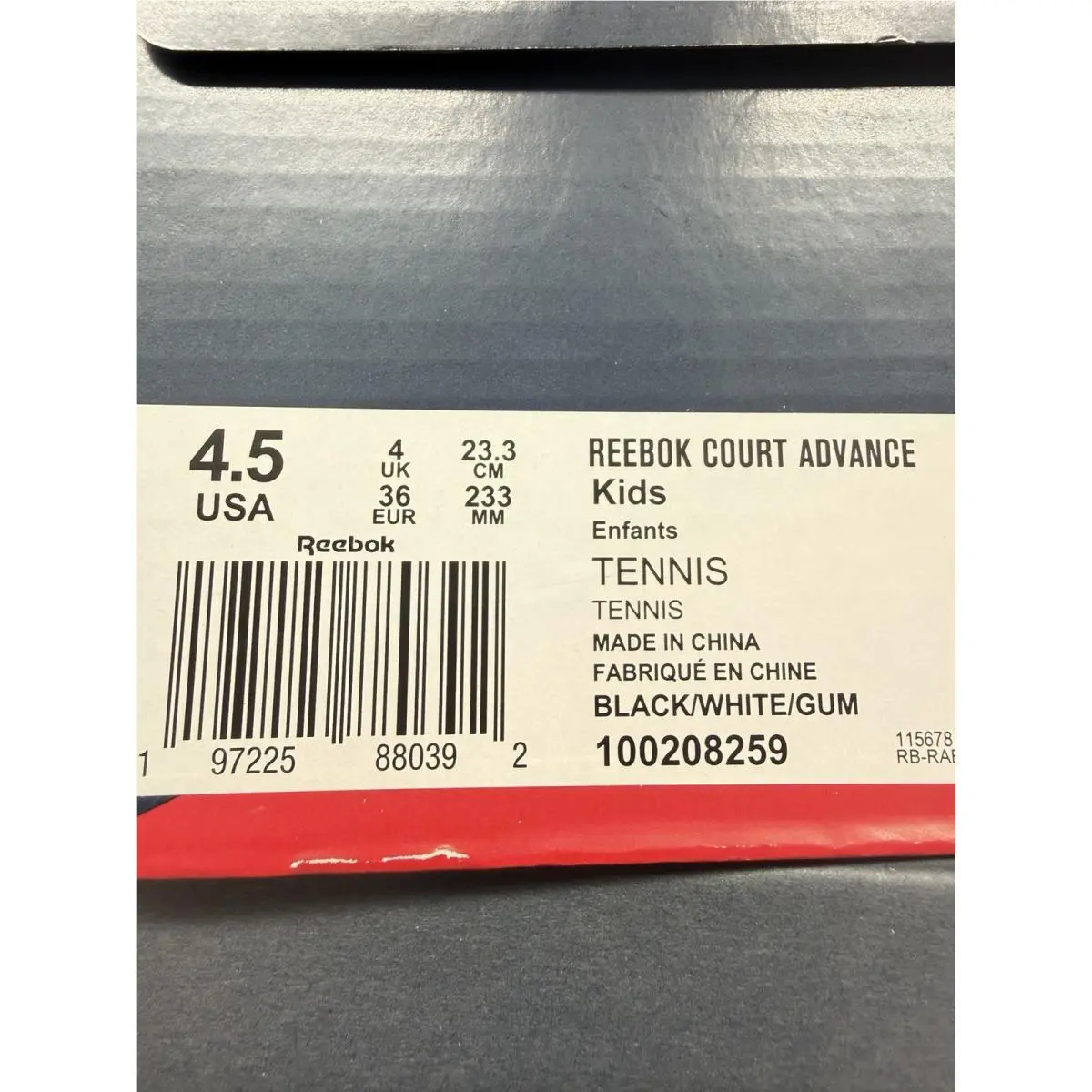 Reebok shoes - Black (UPC: 0197225880392) 8