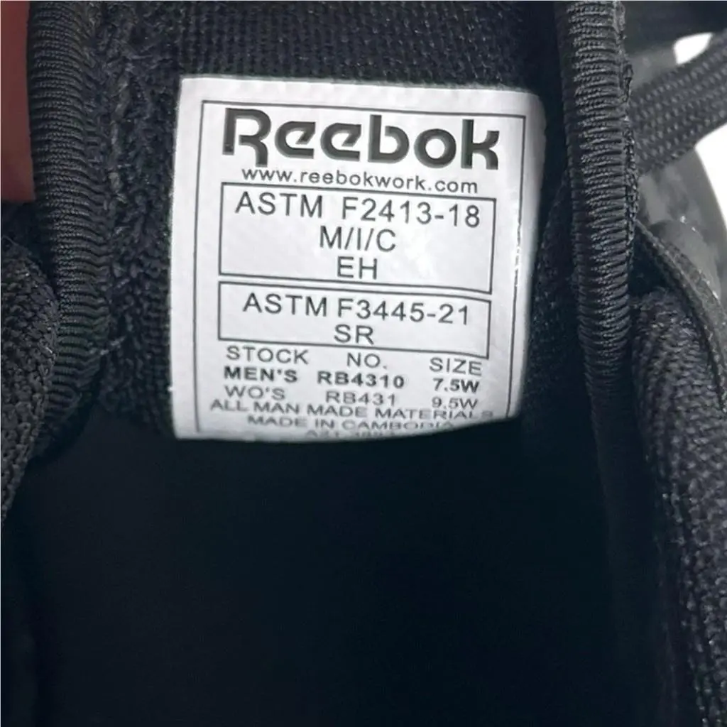 Reebok shoes - Black 8
