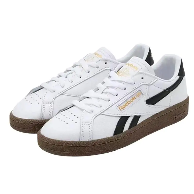 Reebok Mens Club C Grounds Sneakers US 9 EU 42 White Black