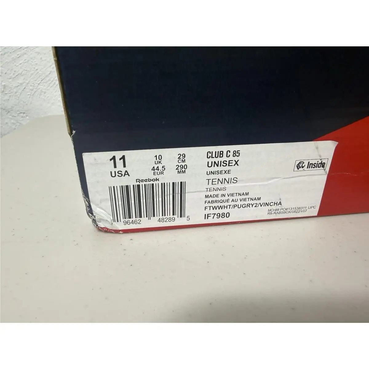 Reebok shoes - Reebok Club C 85 - Club - IF7980 - White (UPC: 0196462482857) 4