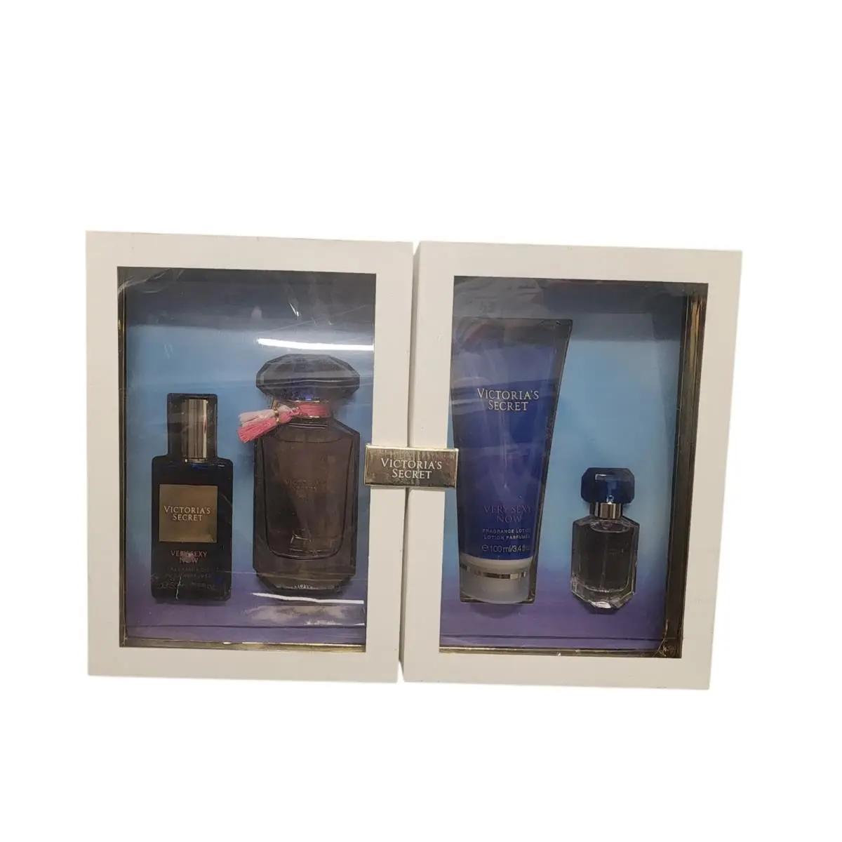 Victoria’s Secret Very Sexy Now Eau DE Parfum Lotion Fragrance Oil Gift Set x4