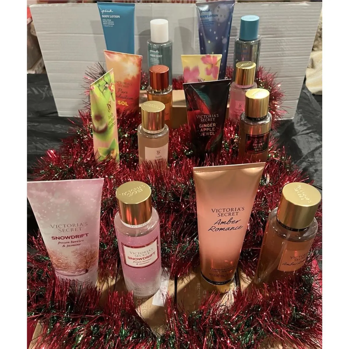 Lot Of 16 Victoria`s Secret 8 oz Body Lotion 8.4 Oz Mist Multiple Scents