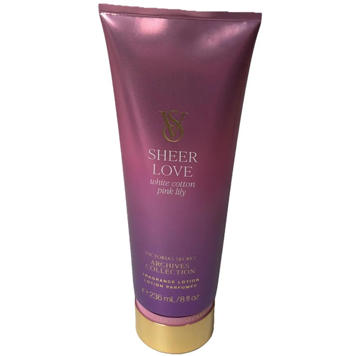 Victoria`s Secret Sheer Love Fragrance Lotion 8 fl oz Cotton Lily Archive Col