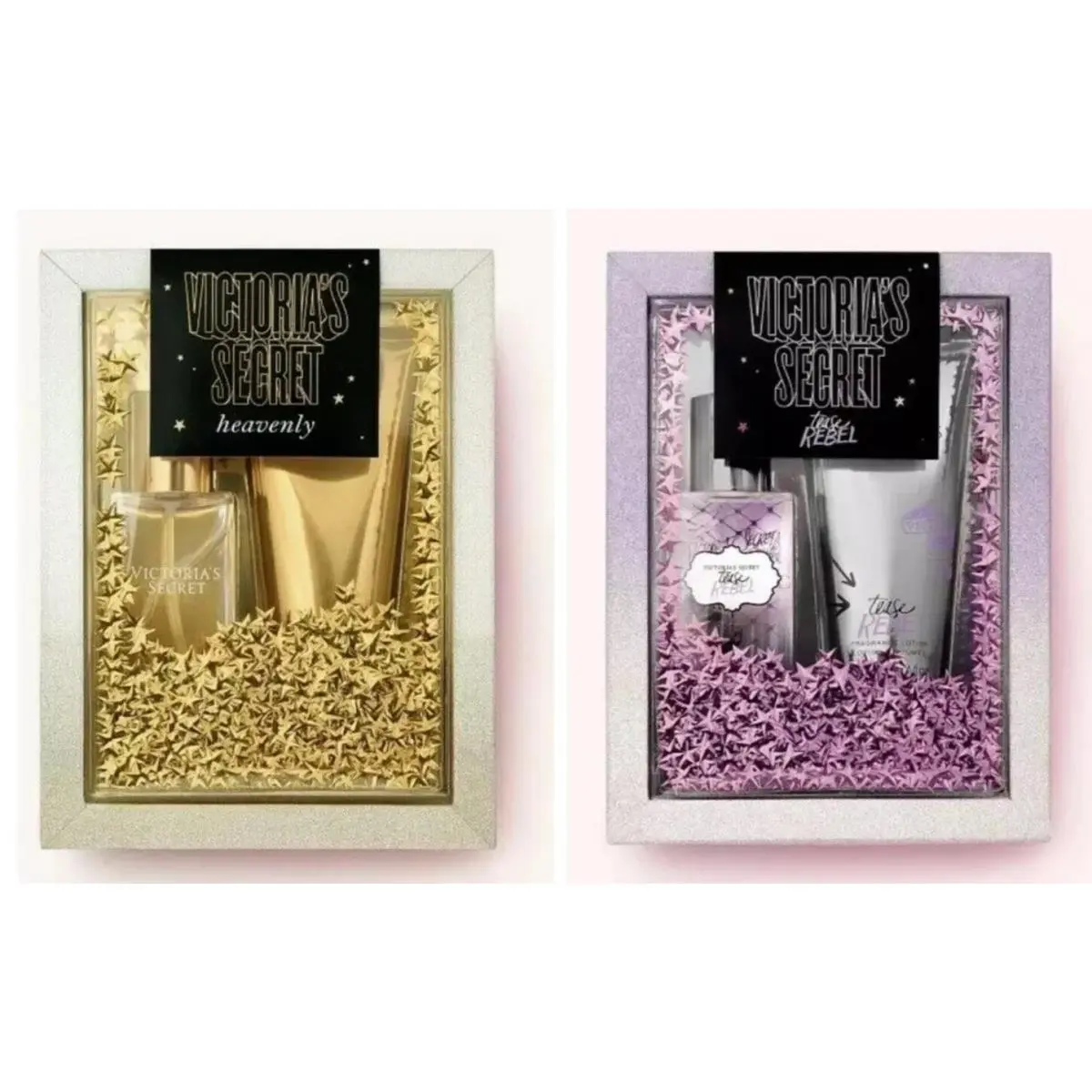 Victoria`s Secret Heavenly + Tease Rebel Fine Fragrance Mist Duo Gift Set