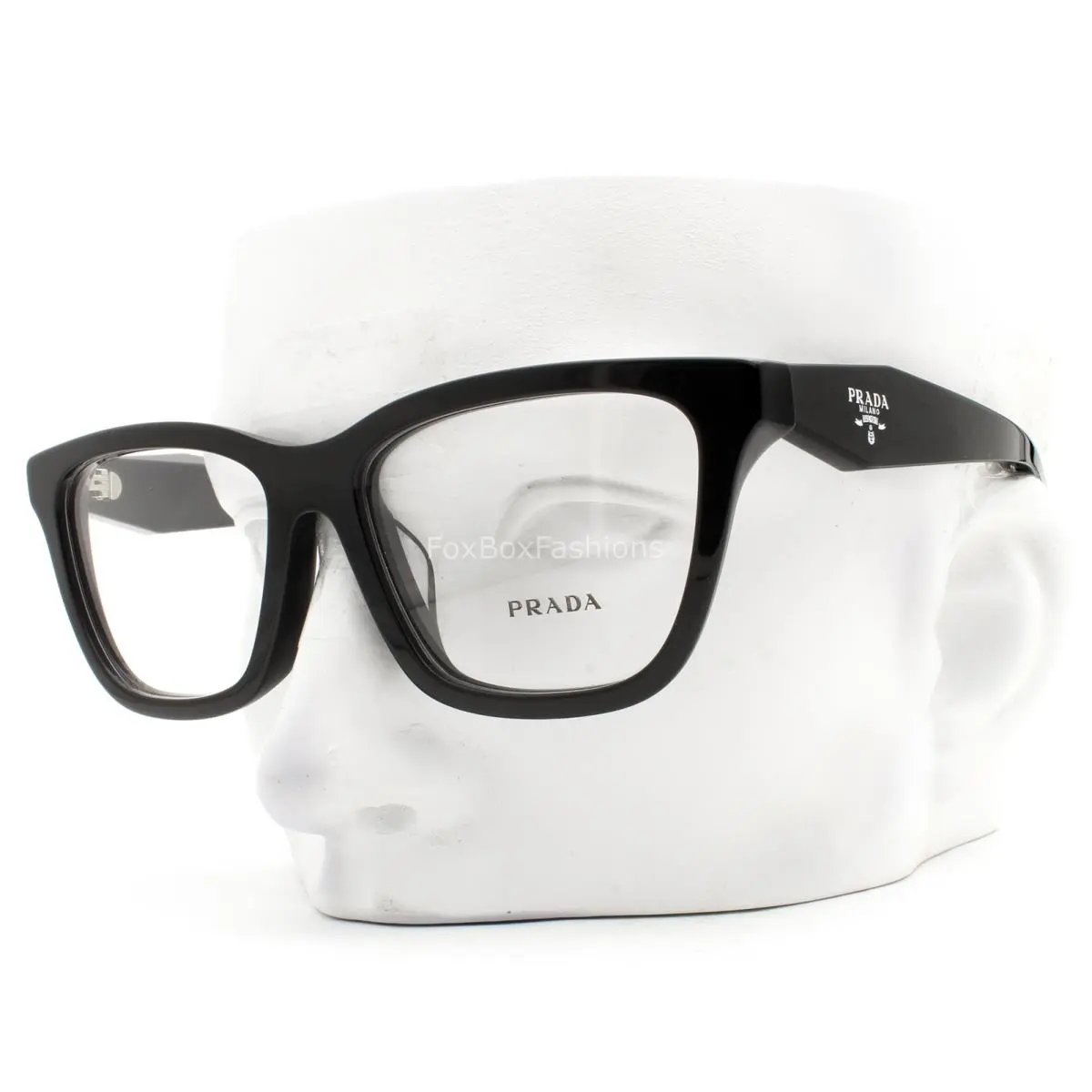 Prada Eyeglasses Glasses VPRC10F 16K-1O1 Gloss Black 54mm W/case Alternative Fit
