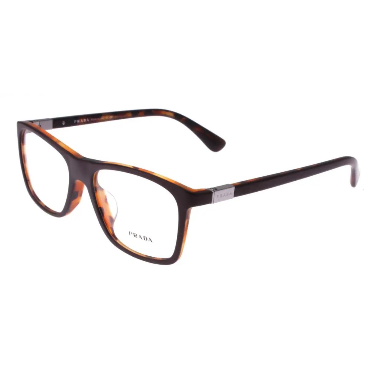 Prada Unisex Eyeglasses VPR05SF UBG1O1 Brown