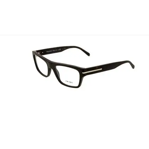 Elegant Sophisticated Prada VPR18R TV61O1 Unisex Eyeglasses Matte Black Havana
