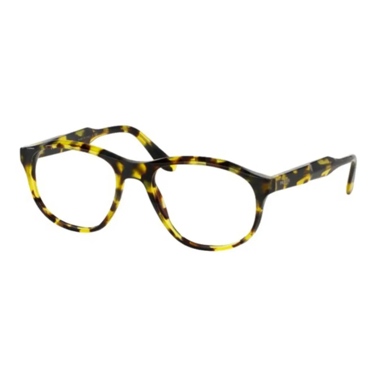 Prada Unisex Eyeglasses Vpr 12SF UBL-1O1 Yellow Tortoise