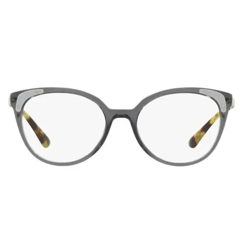 Prada PR12UV TSI1O1 Transparent Gray Cat Eye Eyeglasses