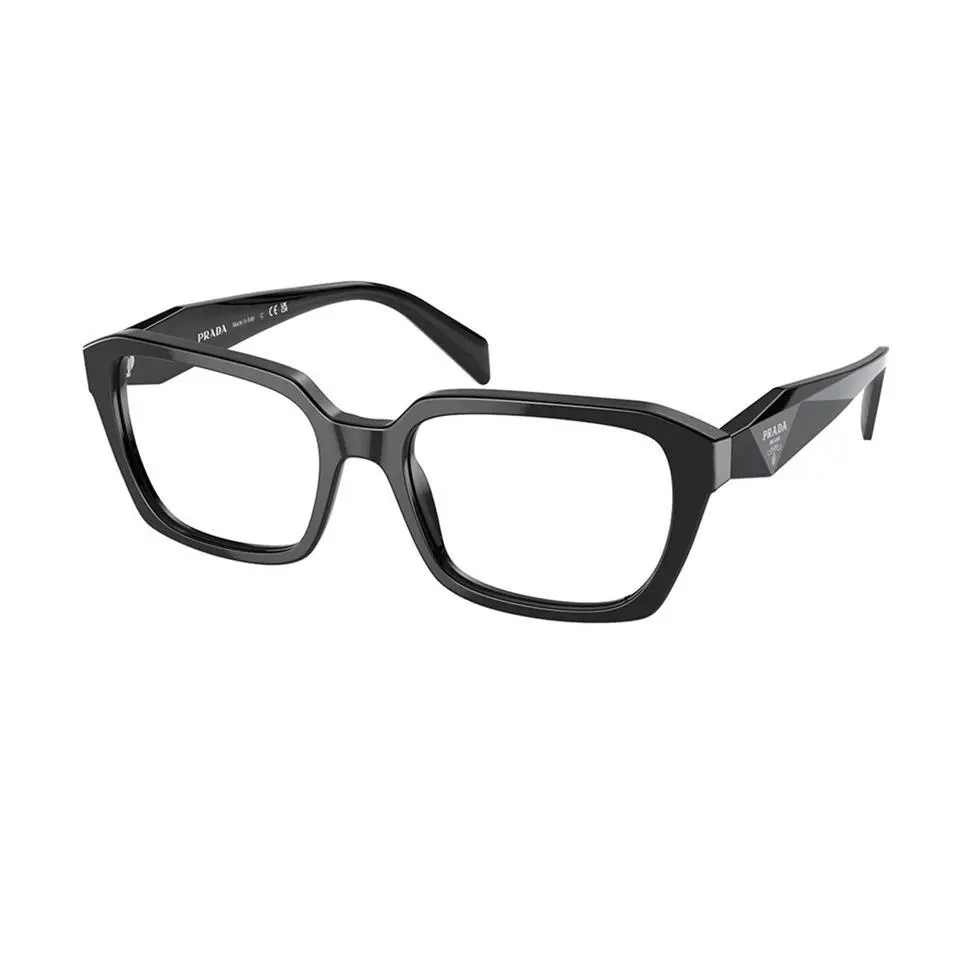 Classy Modern  Unisex Eyeglasses PR14ZVF 1AB1O1 Black Optical by Prada
