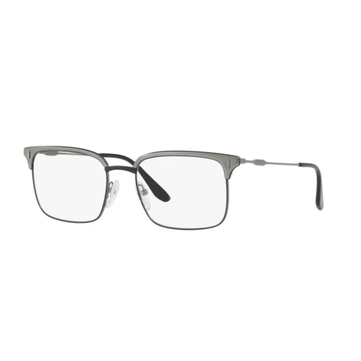Modern Timeless  Unisex Eyeglasses PR 55VV 2781O1 Metallic Steel Gunmetal by Prada