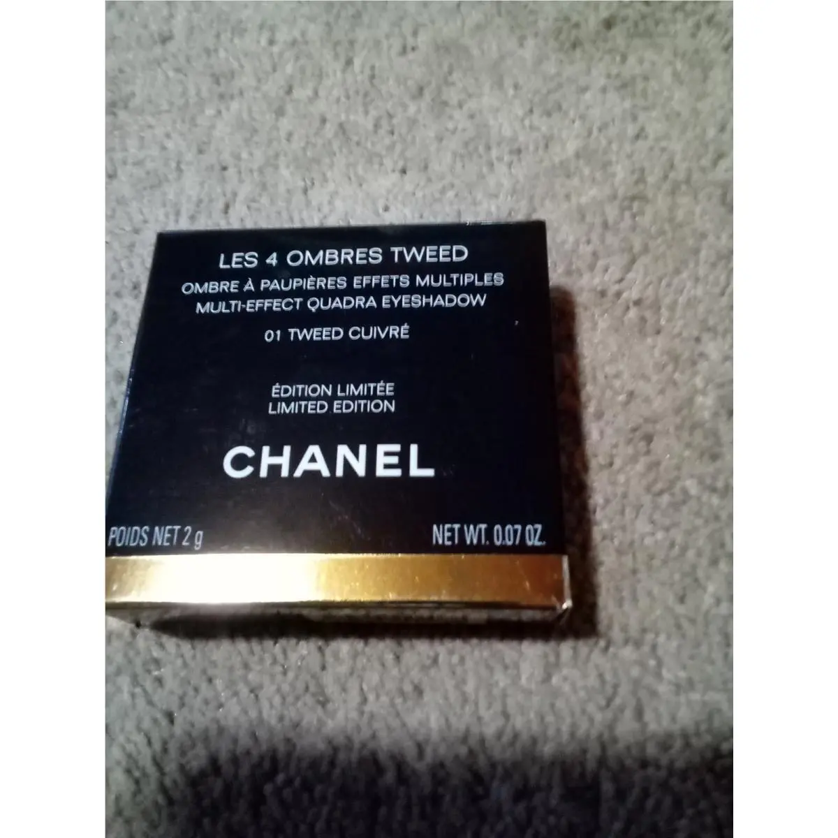Chanel Les 4 Ombres Multieffect Quadra Eyeshadow Limited Ed 01 Tweed Cuivre