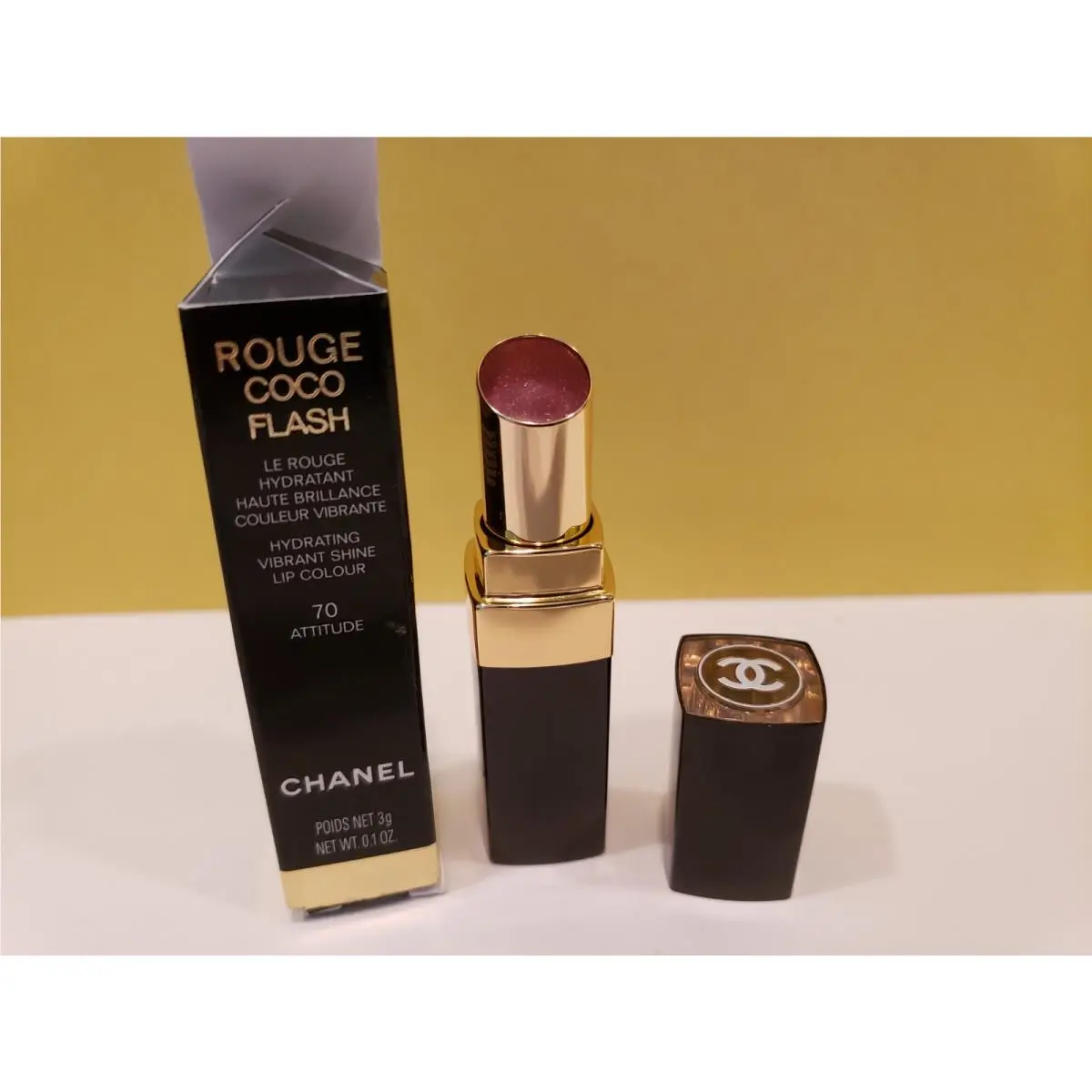 Chanel Rouge Coco Flash Hydrating Vibrant Shine Lip Colour 70 Attitude