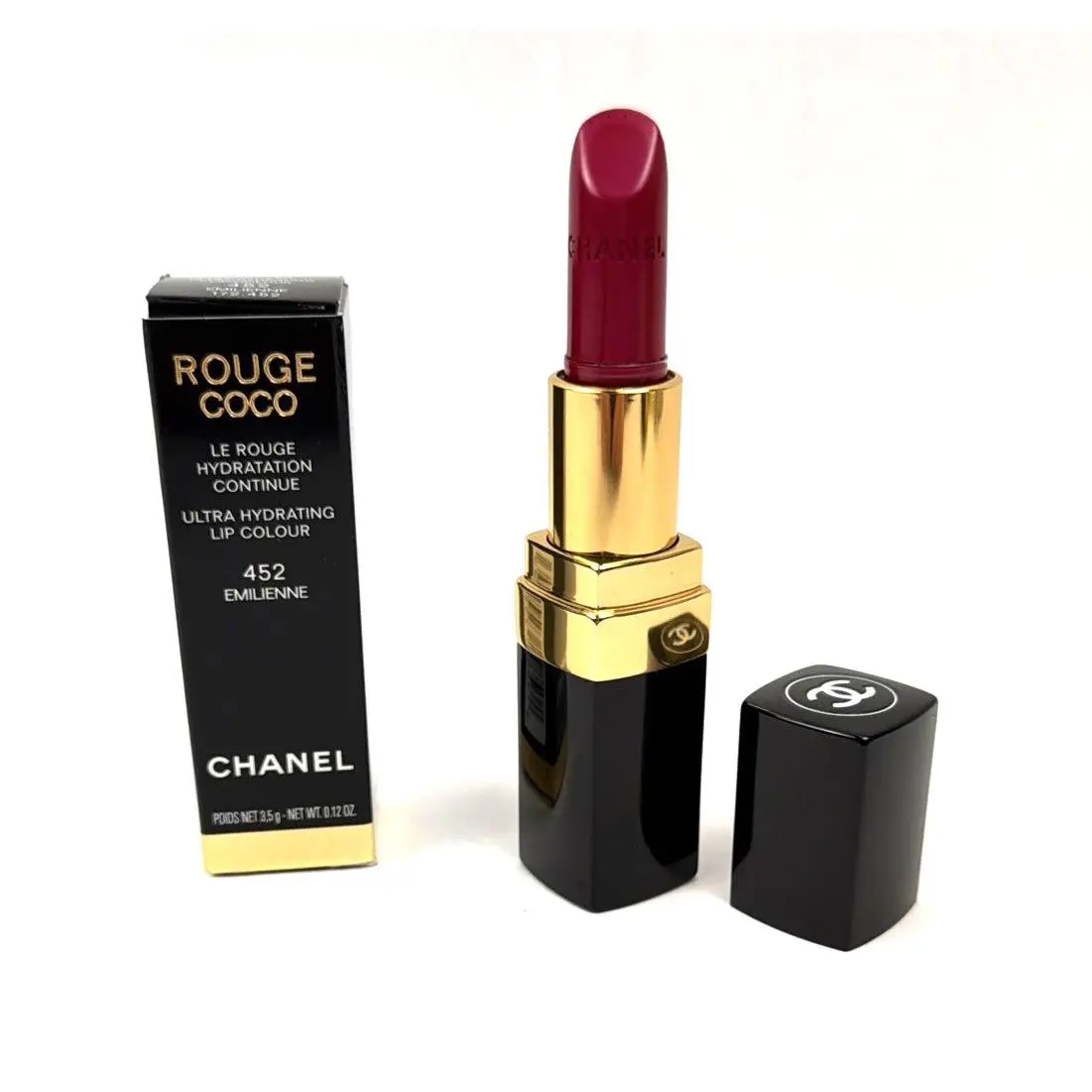 Chanel Rouge Coco Ultra Hydrating Lip Colour 452 Emilienne 0.12 oz