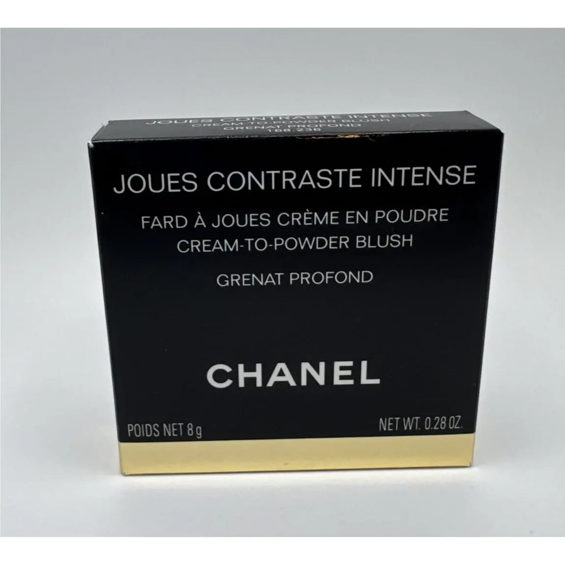 Chanel Joues Contraste Intense Cream to Powder Blush Grenat Profond 0.28 Oz