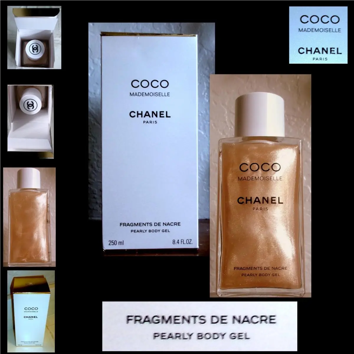 Chanel Coco Mademoiselle Fragment DE Nacre Pearly Body Gel 8.4oz-250MLNEW-BOXED