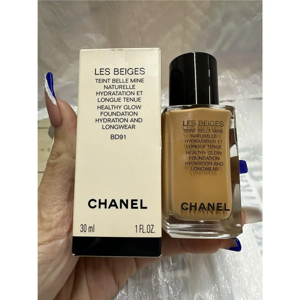 Chanel - Les Beiges - Healthy Glow Foundation - BD91 -1 OZ