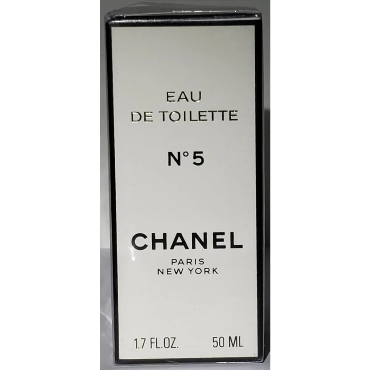 Vintage Chanel No. 5 Eau de Toilette Edt Splash Perfume 1.7 fl oz